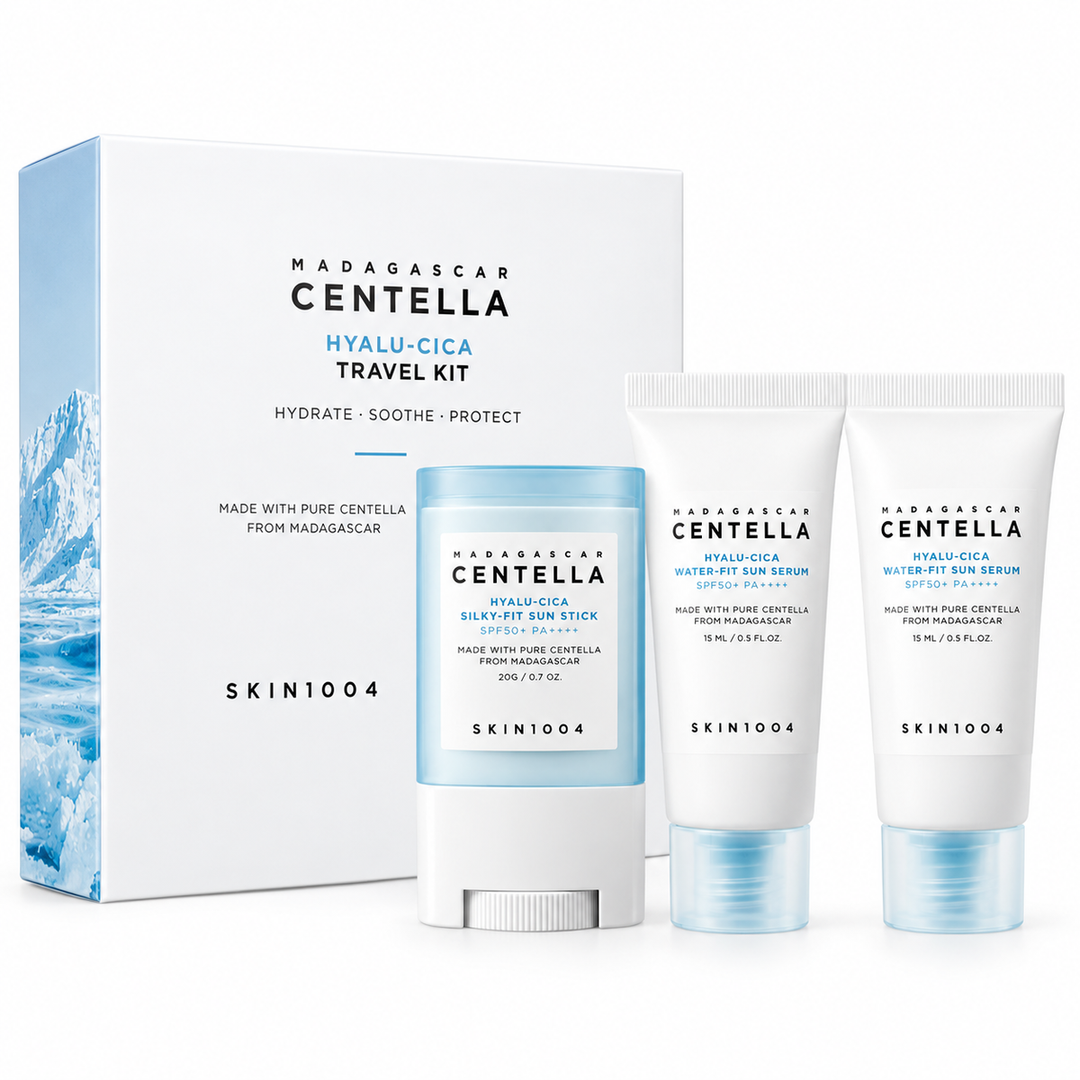 SKIN1004 Madagascar Centella Sunscreen Travel Kit