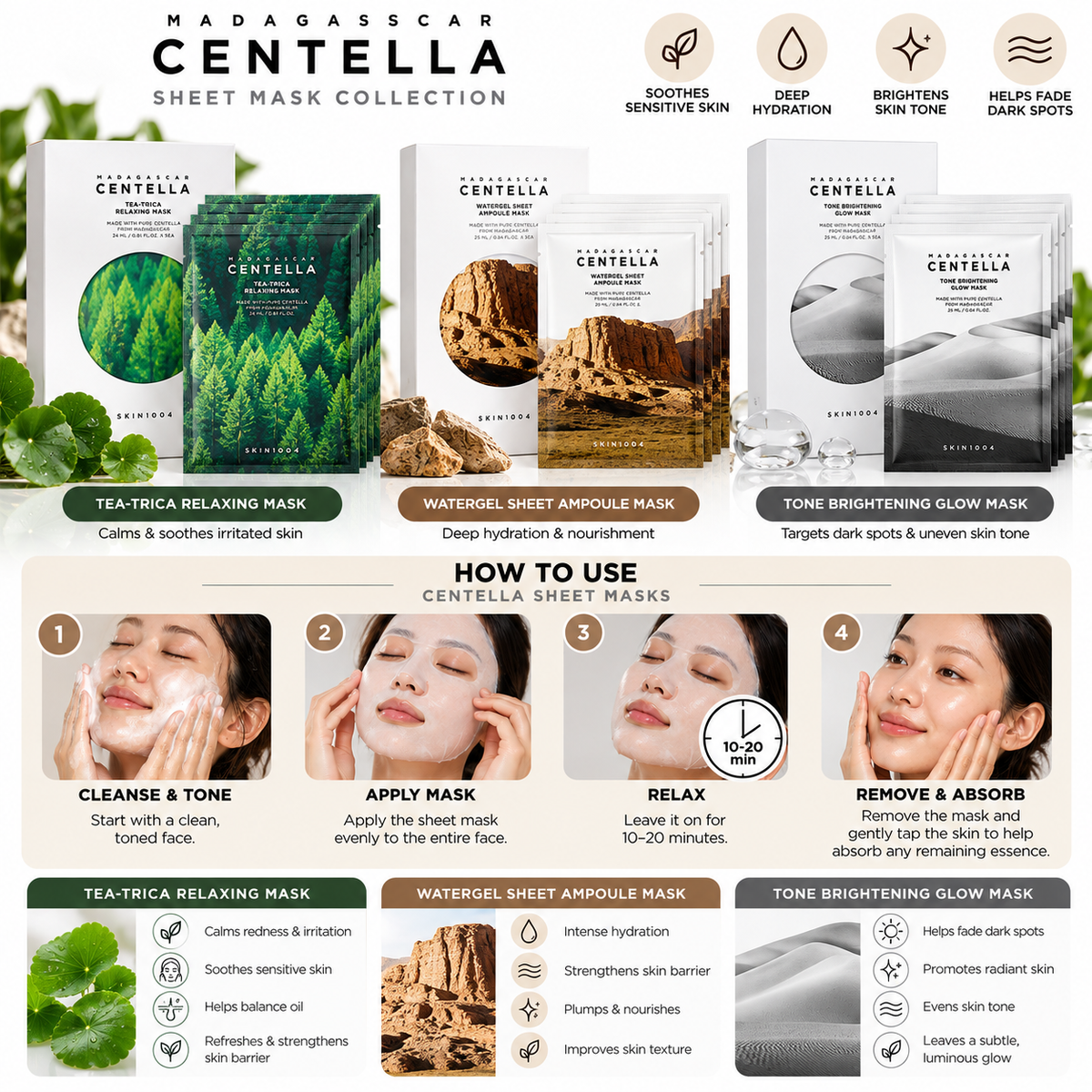 SKIN1004 Madagascar Centella Sheet Mask