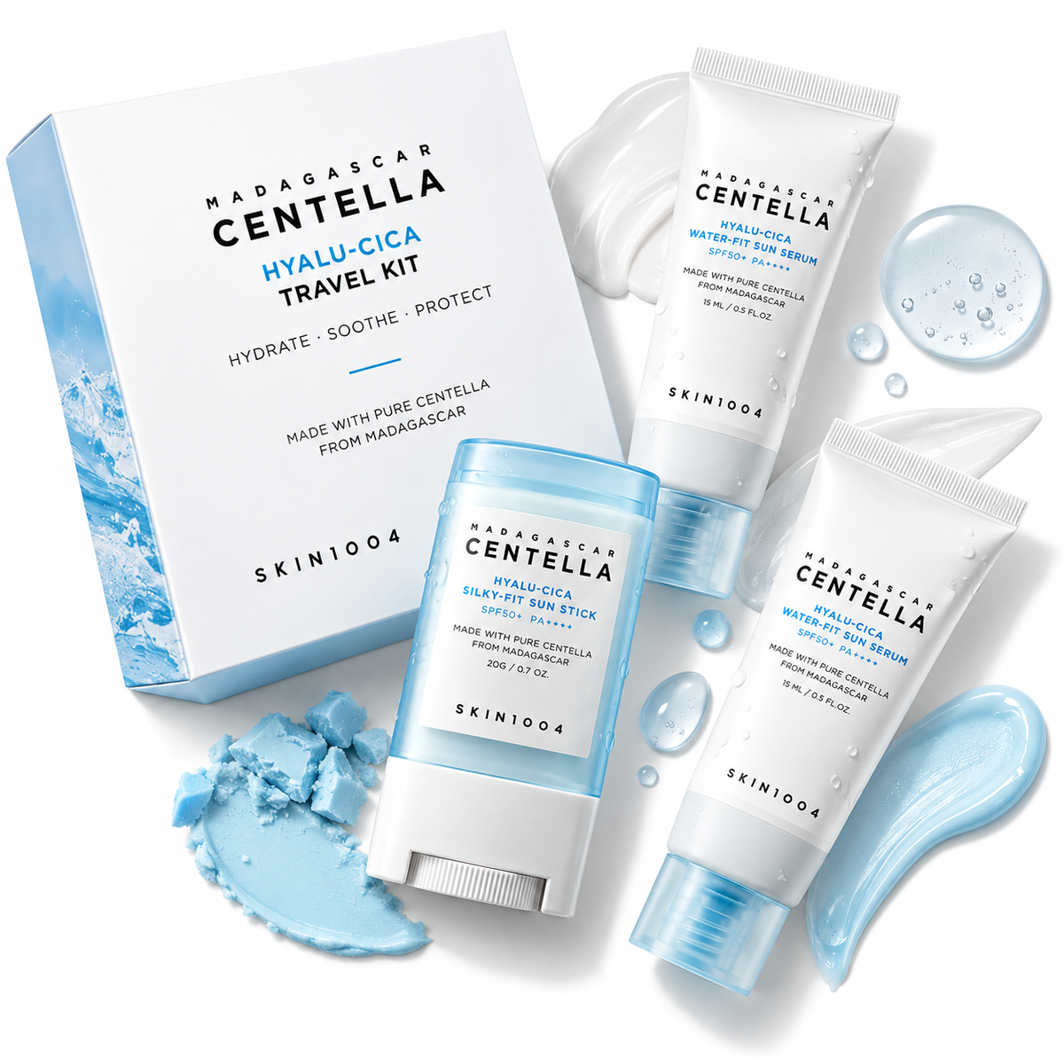 SKIN1004 Madagascar Centella Sunscreen Travel Kit
